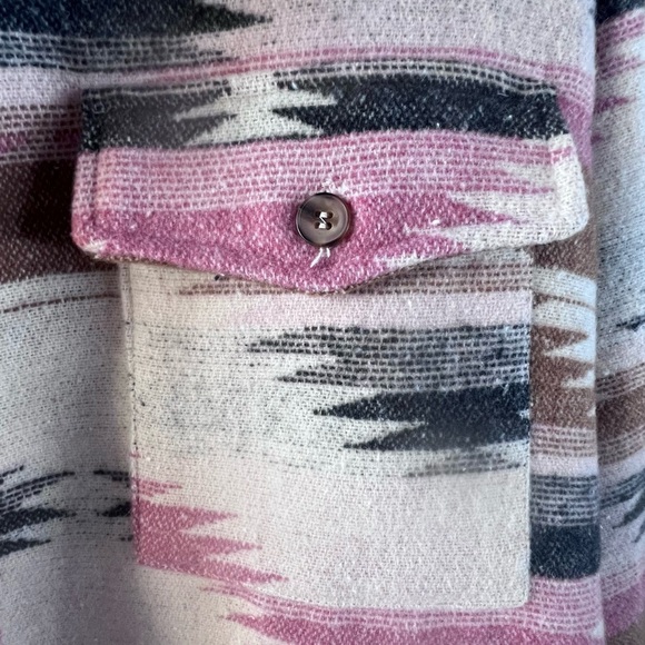 Pink Navajo Pattern Shacket - Picture 4 of 5